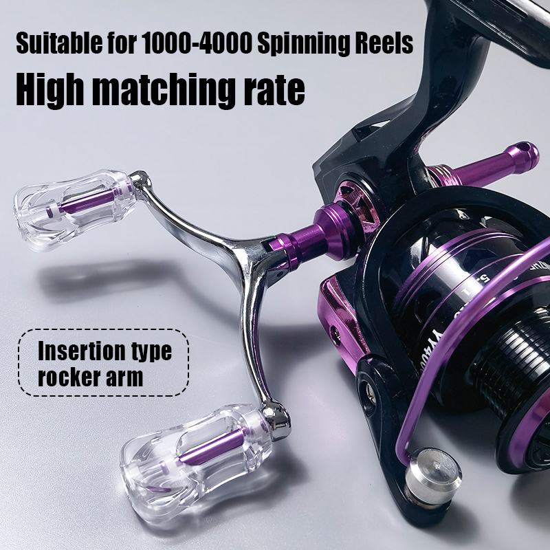 Abu Garcia Reel Max - Angelrolle 1000-4000 Ersatzgriff Schwingarm-Balancegriff, Aluminiumlegierung Faltbar,