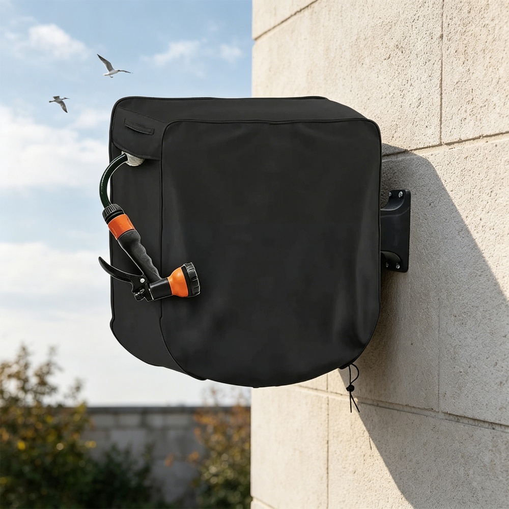 Reel Bag - 420D Schlauchrollenabdeckung Wasserdichte Gartenschlauch-Aufbewahrungstasche Einfache Installation